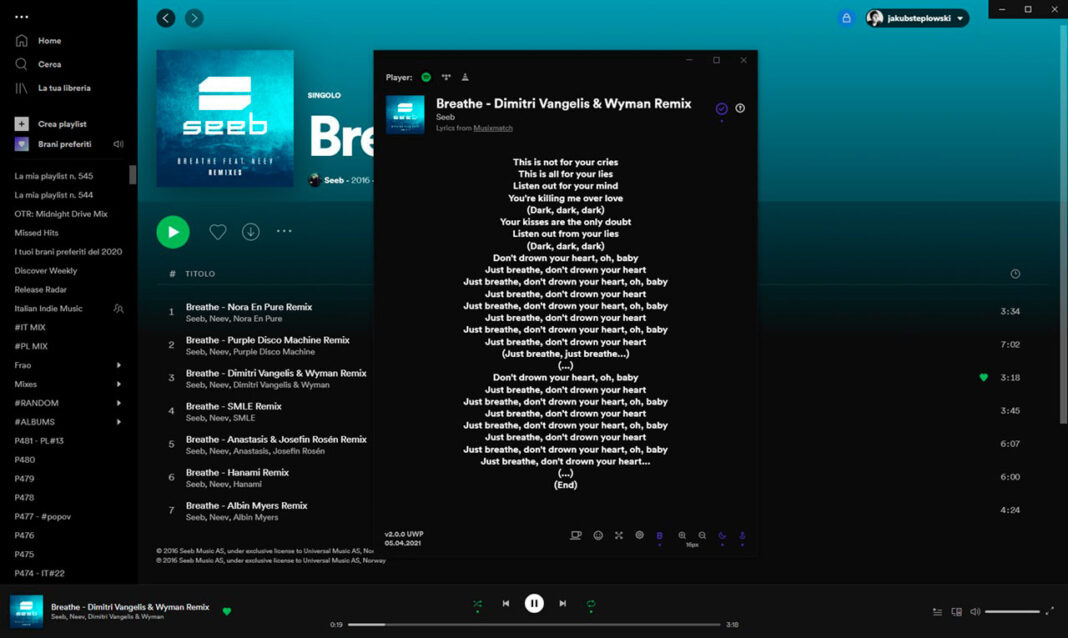 Come Trovare Testi Gratis Delle Canzoni Per Spotify, VLC E Winamp